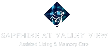 Sapphire At Valley View White Logo